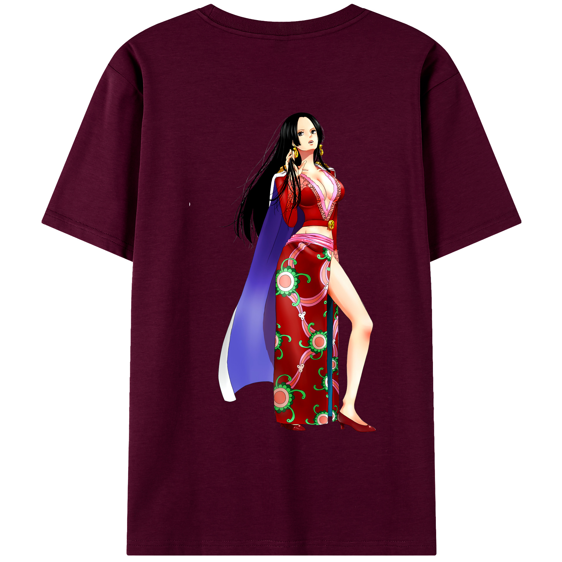 ワンピース ボア・ハンコック ONE PIECE Boa·Hancock レディース半袖Tシャツ(バックプリント)